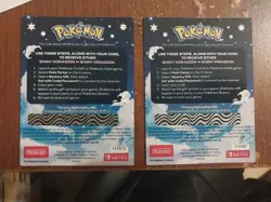 Shiny Koraidon & Miraidon Pokemon Scarlet Violet Code Card -Gamestop X 2 Unused - Image 2