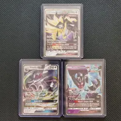 Dusk Mane + Dawn Wings Necrozma GX, Silvally GX - Pokemon Cards Lot #47 - Image 1