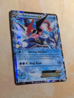 Pokemon TCG Ash-Greninja EX XY Black Star Promo XY133 Holo Card TCG Regular Size - Image 4
