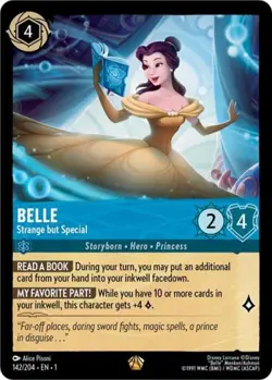 Lorcana Belle - Strange but Special NM Cold Foil The First Chapter - Image 1