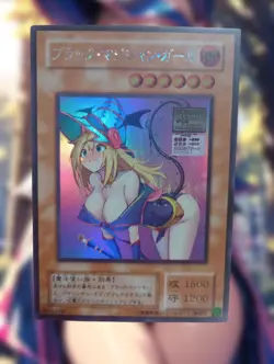 Dark Magician Girl Yugioh Anime Waifu Sexy Goddess Doujin Lewd Card - Image 1