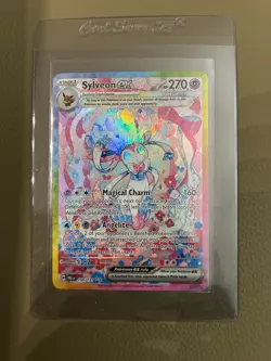 Pokemon TCG Sylveon EX Card SIR 156/131 Prismatic Evolutions English Set NM/M - Image 1