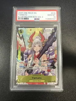 Yamato Illustration Box Vol.1 ST13-016 One Piece Promotion Cards Foil PSA 10 JL - Image 1