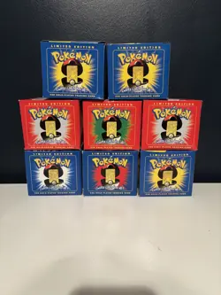 Pokemon 23k Gold Plated Cards Lot Of 9 SEALED Burger King 1999 read description - Image 1