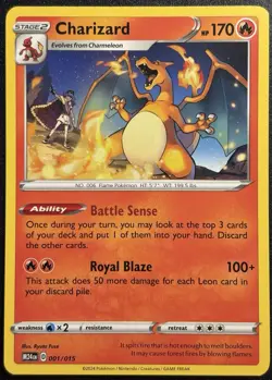 Charizard 1/15 - 2024 McDonalds Promo Pokemon TCG - M/LP Card - Image 1
