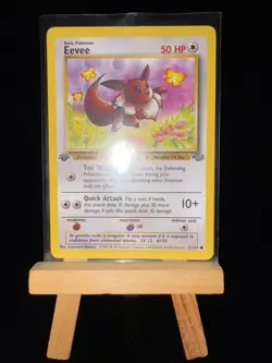 EEVEE - 51/64 Jungle 1st Edition LP - Regular Common - Pokemon TCG Card - Image 4
