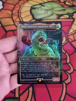 Slimer, Voracious Apparition - The Mimeoplasm (Rainbow Foil) Secret Lair MTG NM - Image 1