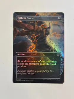 Fellwar Stone (Borderless) Commander Masters Foil Magic the Gathering MTG - Image 1