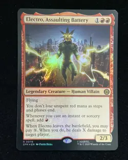 2025 Magic The Gathering MTG EN Fiol R 0076 Electro Assaulting Battery KM035 - Image 1