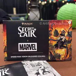 MTG Secret Lair Marvel Spider-Man Venom Unleashed (Colors) 🔥IN HAND Ships Today - Image 1