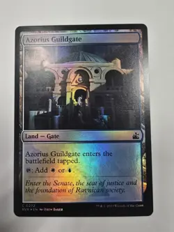 Azorius Guildgate Ravnica Remastered Foil Mtg Magic The Gathering - Image 1