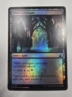Dimir Guildgate Ravnica Remastered Foil Mtg Magic The Gathering - Image 1