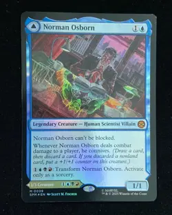 2025 Magic The Gathering MTG Marvel EN M 0039 Norman Osborn Green Goblin KM035 - Image 1