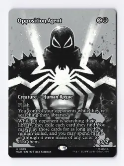 Opposition Agent (Borderless) 19 (M) MTG Marvel's Spider-Man Eternal-Legal (MAR) - Image 1