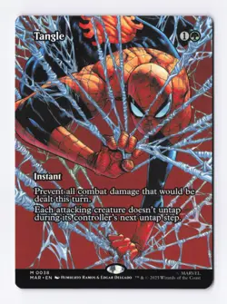 Tangle (Borderless) 0038 (M) MTG Marvel's Spider-Man Eternal-Legal (MAR) - Image 1