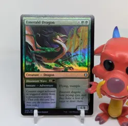 Emerald Dragon ✨Foil NM✨ Battle For Baldur's Gate ✨ Magic The Gathering MTG #229 - Image 2