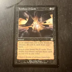 NM Insidious Dreams Torment Mtg Magic the Gathering - Image 1