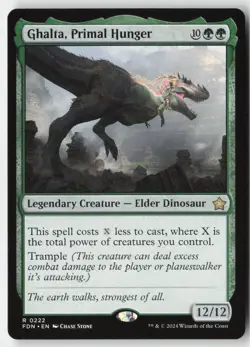 MTG - Ghalta, Primal Hunger R Foundations 222 LP-NM - Image 1
