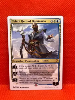 MTG Teferi, Hero of Dominaria(White Border) Mystery Booster 2 Regular - Image 1