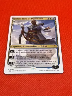 MTG Teferi, Hero of Dominaria(White Border) Mystery Booster 2 Regular - Image 2