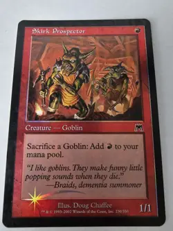 1x Foil Skirk Prospector SP Condition Onslaught Expansion MTG Magic - Image 1
