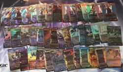 MTG Final Fantasy Japanese FIN Lot Foil Borderless 40+ cards Rares Mythics READ - Image 1