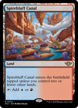 Spirebluff Canal #270 | NM FOIL | Outlaws of Thunder Junction OTJ | Magic MTG - Image 1