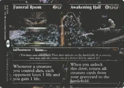 MTG Funeral Room // Awakening Hall (Borderless) Normal NM Duskmourn: House of Ho - Image 1