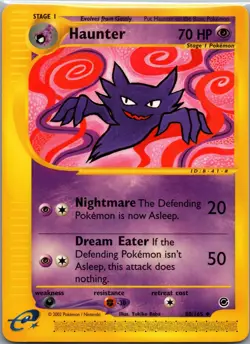Haunter 80/165 Uncommon - Pokemon TCG Expedition - Non-Holo (NM) - Image 1