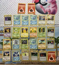 Vintage Pokemon Card Lot WOTC Fire First Edition Shadowless 26 Cards Pikachu - Image 1