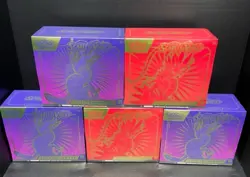 Pokemon TCG Scarlet & Violet Sealed Elite Trainer Box (5) Five Boxes 1 Q0003 - Image 1