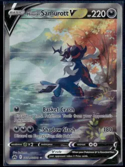 Pokemon Crown Zenith Galarian Gallery Hisuian Samurott V GG51/GG70 - Image 1