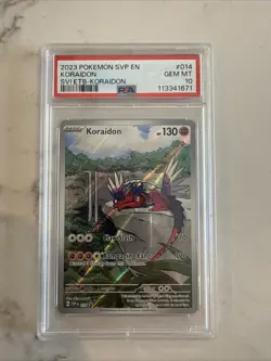 Koraidon SVP 014 Black Star Promo PSA 10 Pokemon Scarlet & Violet Base Set ETB - Image 1