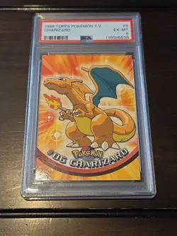 Topps Pokemon Charizard #6 PSA 6 Blastoise #9 PSA 7 1999 TV Animation Non-Holo! - Image 3