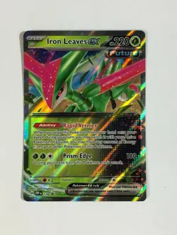 Pokemon TCG Promo SVP 128 Iron Leaves EX Near Mint - Image 1
