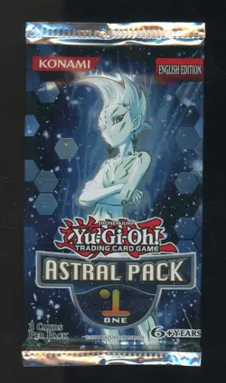 Yu-Gi-Oh! Konami Astral Pack One Booster Pack Sealed English - Image 1