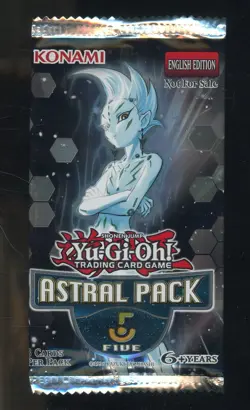 Yu-Gi-Oh! Konami Astral Pack Five Booster Pack Sealed English - Image 1