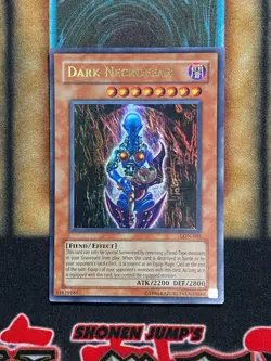 Yugioh Dark Necrofear LON-065 Ultra Rare MP - Image 1