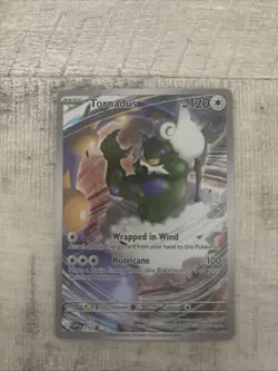 Pokemon White Flare Tornadus Promo 210 ETB Exclusive Black Star TCG Card - Image 1