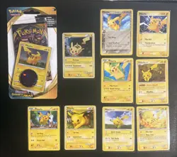 Pikachu Pokemon Card Lot, Promo, Sealed - Image 1