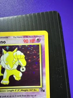 Pokemon TCG Hypno Fossil Holo Card 8/62 Unlimited Rare - Image 5