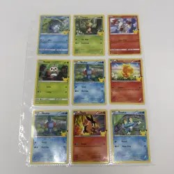 Pokemon 25th Anniversary 2021 McDonald’s Non Holo Promo Card Lot of 30 - Image 3