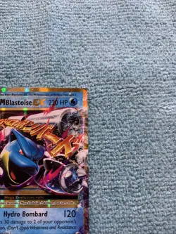 Mega Blastoise EX - 22/108 - Pokemon Evolutions XY Ultra Rare Card - Image 2