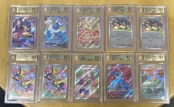 Pokemon Card BGS 9.5 Graded Set of 10 Marnie Eevee Promo and More - Image 2