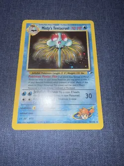 Pokemon TCG Misty's Tentacruel Holo Rare Card 10/132 Gym Heroes - Image 2