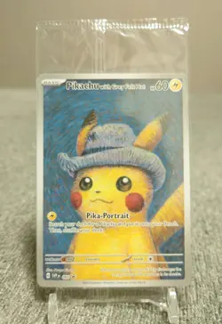 SEALED Pokemon x Van Gogh: Pikachu with Grey Felt Hat 085 Promo Card Original - Image 1