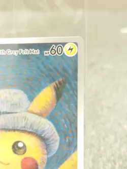SEALED Pokemon x Van Gogh: Pikachu with Grey Felt Hat 085 Promo Card Original - Image 3