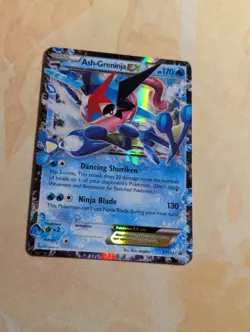 Pokemon TCG Ash-Greninja EX XY Black Star Promo XY133 Holo Card TCG Regular Size - Image 4