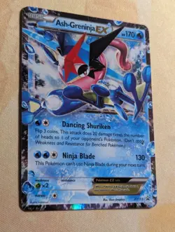 Pokemon TCG Ash-Greninja EX XY Black Star Promo XY133 Holo Card TCG Regular Size - Image 5