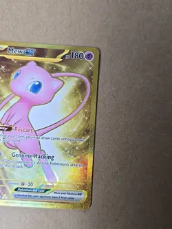 Pokemon 151 Mew ex 205/165 Scarlet & Violet 1 Regular Paper Card Tcg Gold - Image 3